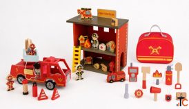 Wooden Fire Truck Toys - Fun Rescue Play for Kids