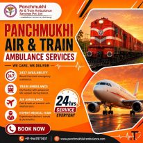 Panchmukhi Hi Tech Train Ambulance in Patna- Convenient Journey Made Available Shortly
