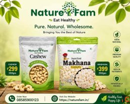 Buy Makhana Online 200 GM Cashew Price Naturefam