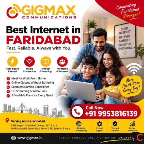 Leased Line Connectivity in Faridabad Gigmax