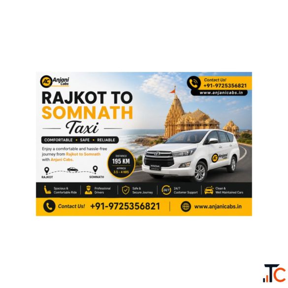 Rajkot to Somnath Outstation Taxi Service