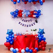 Spider-Man Themed Birthday Decoration