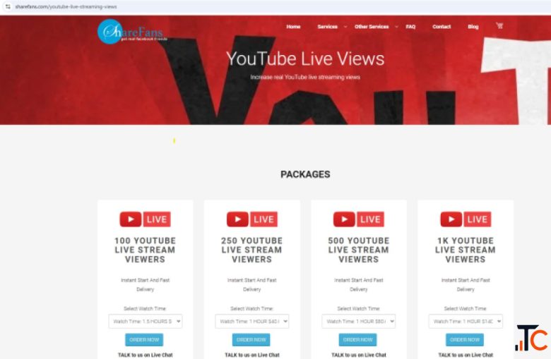 YouTube Live Stream Promotion Service