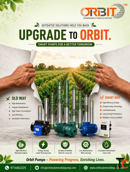 Orbit Submersible Pumps Motors - Reliable Water Pumps for Agriculture Irrigation