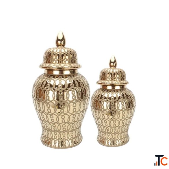 Gold Ginger Jar