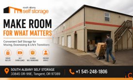 Secure Self Storage Unit in Tangent Oregon at Great Rates