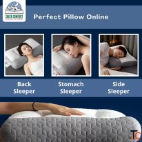 Buy Cervical Pillow Online for Ergonomic Neck Support- Sheer Comfort