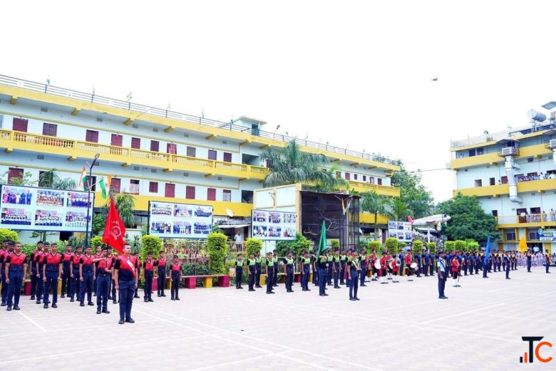 Flag Hoisting Independence Day Parade at Grizzly Vidyalaya