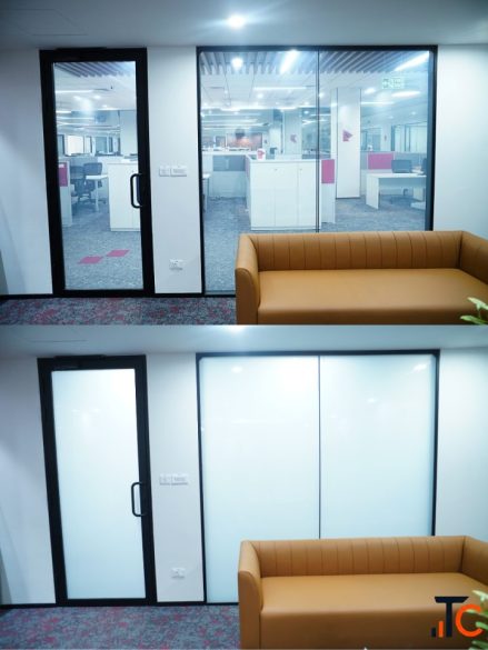 smart glass PDLC glass electric privacy glass laminated switchable glass