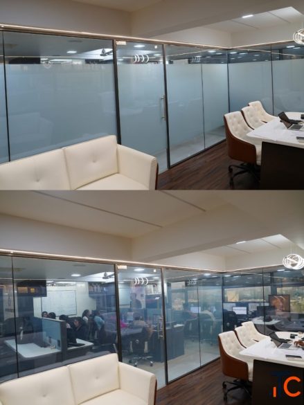 smart glass PDLC glass electric privacy glass laminated switchable glass