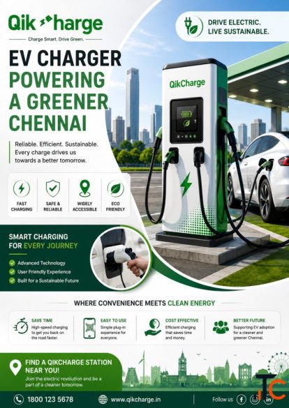 EV charging station in Chennai - QikCharge