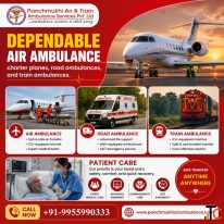 Panchmukhi Emergency Air Ambulance in Patna- Emergency Medical Transport Arranged on Time