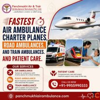 Panchmukhi Air Ambulance from Delhi - Advanced Life Supported Ambulances