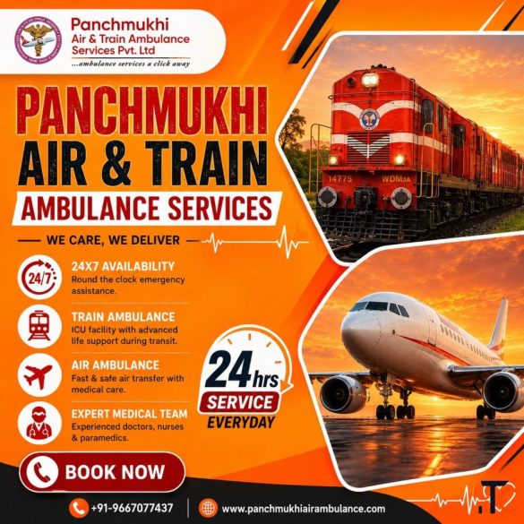 Panchmukhi Train Ambulance in Patna- Your Journey Our Care