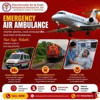 Panchmukhi Hi Tech Air Ambulance from Hyderabad - ICU-Equipped Ambulance Support