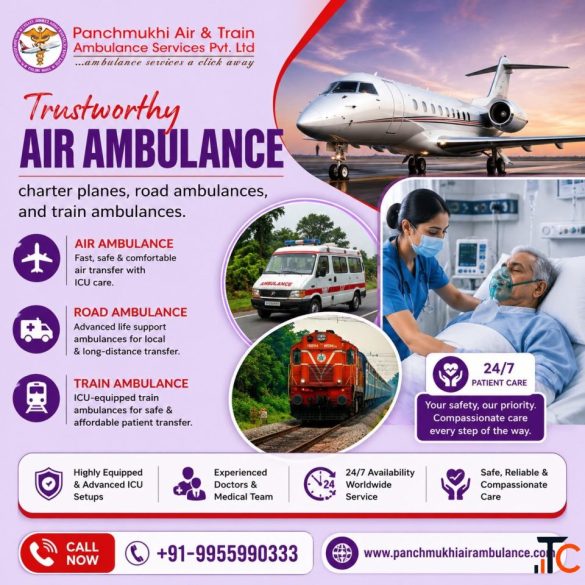 Panchmukhi Low Cost Air Ambulance in Ranchi- Experienced Medical Team for Your Care