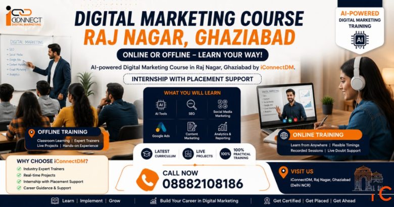 Digital Marketing Course in Raj Nagar Ghaziabad - Online Offline Training with Internship