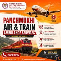 Panchmukhi ICU Train Ambulance in Patna- Safe Rail Transfer with Medical support