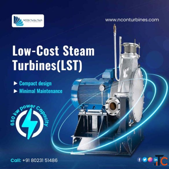 Low Pressure Steam Turbine Manufacturing for Industrial Use NCON Turbines