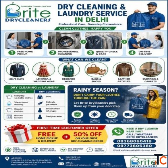 Affordable Convenient Dry Cleaning and Laundry Service Brite Drycleaners