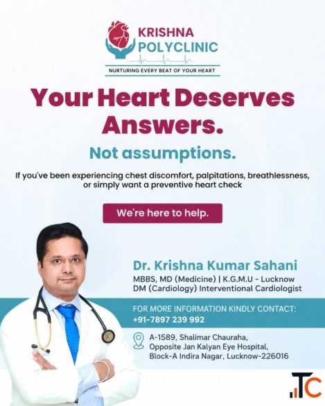 Expert Cardiac Care by Dr. Krishna Kumar Sahani in Indira Nagar Lucknow