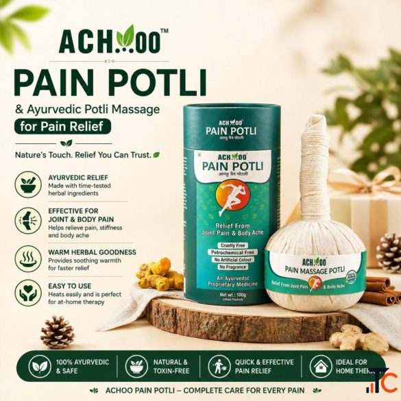 Achoo Pain Potli Ayurvedic Potli Massage for Pain Relief- BrawnHerbals
