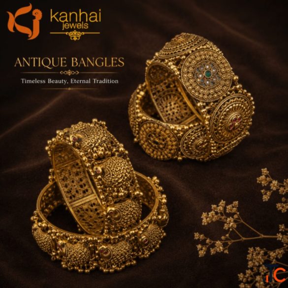 Title Antique Bangles Jewellery - Traditional Elegant Designs Kanhai Jewels