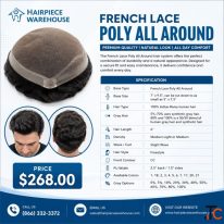 Toupee for Men with Realistic Hair and Natural Coverage