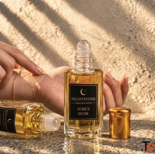 Aurex Dusk Perfume Oil Long Lasting Fragrance Nightstone UK