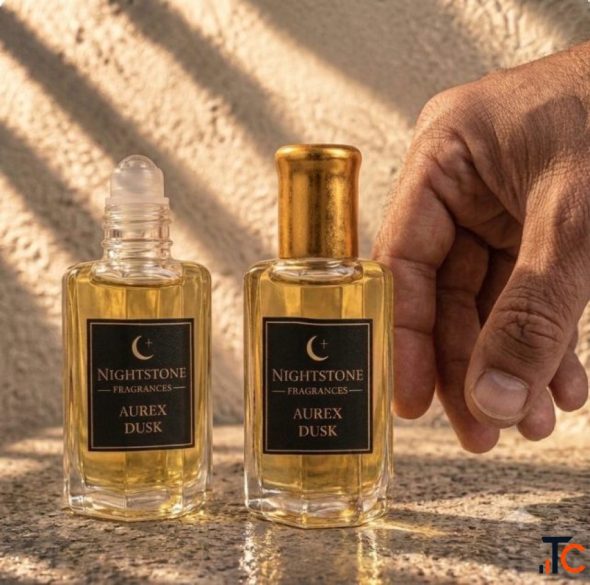 Aurex Dusk Perfume Oil Long Lasting Fragrance Nightstone UK