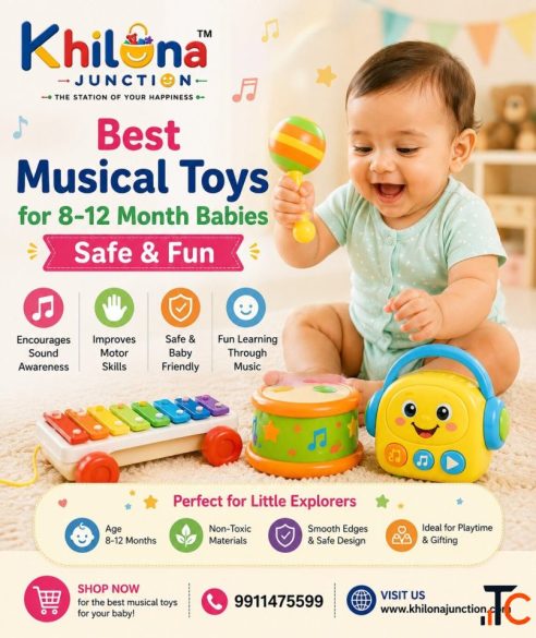 Best Musical Toys for 8-12 Month Babies - Safe Fun