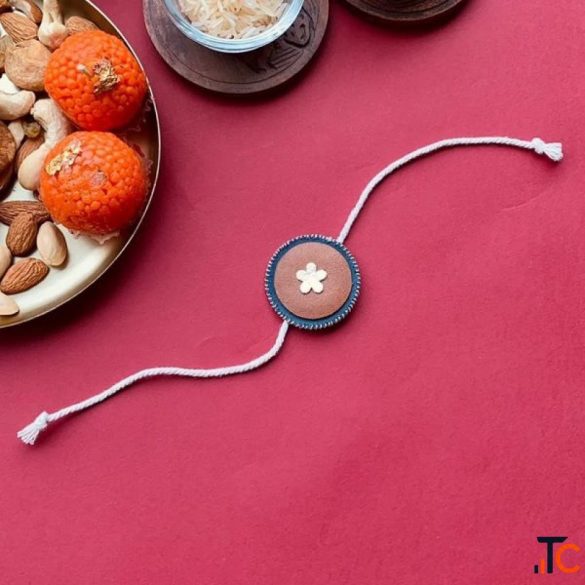 Pushya Leather Rakhi Handcrafted Raksha Bandhan Gift