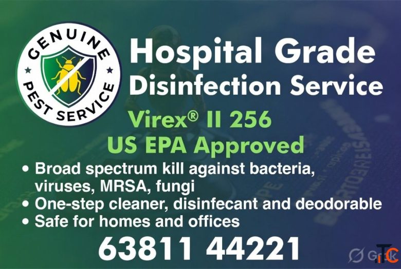 Disinfectant and sanitization service