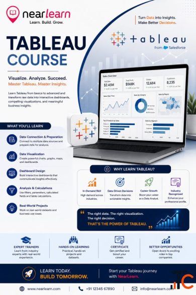Tableau Course with Placement in Bangalore