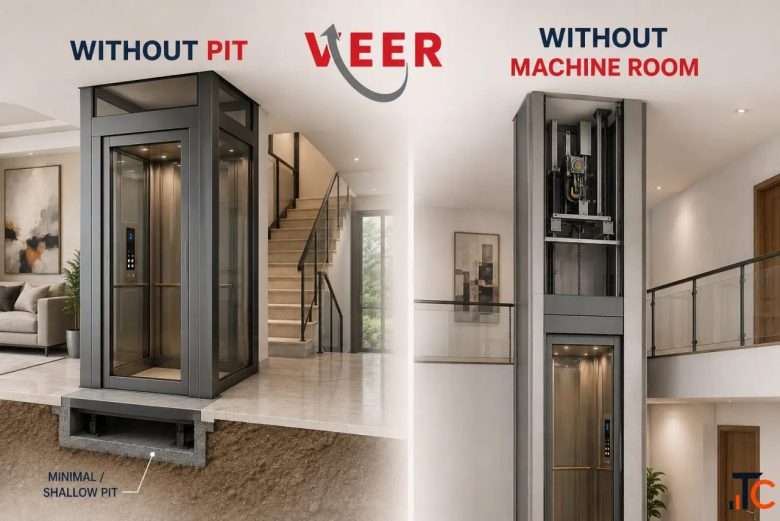 Pitless Home Lift Installation for Bungalows in Gujarat - Veer Elevator Solution