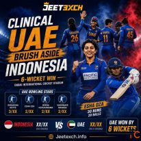 Jeetexch Clinical UAE Brush Aside Indonesia in Six-Wicket Win