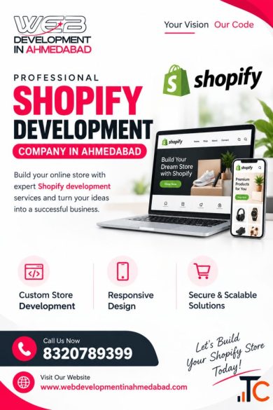 Shopify Development Company in Ahmedabad for SEO Social Media Growth