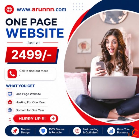One-page website 2499 at arunnn