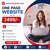 One-page website 2499 at arunnn