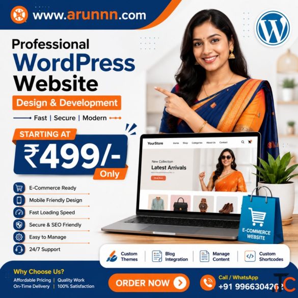 I will do wordpress changes or fix wordpress or edit wordpress starts from 499-
