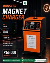 Buy Magnet Charging Machine for Motors for E-Rickshaw EV Applications