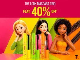 Mascara Trio Offer Flat 40 Off on 3 Character Mascaras