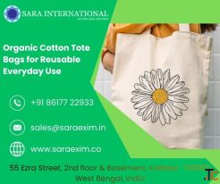 Organic Cotton Tote Bags for Reusable Everyday Use