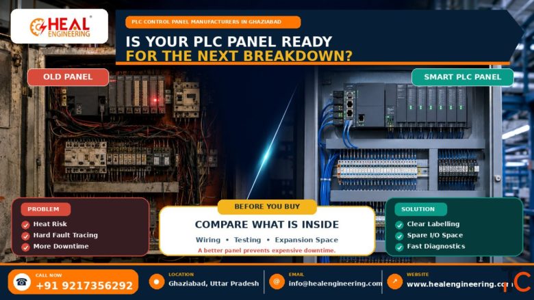 PLC Control Panel Manufacturers in Ghaziabad HEAL Engineering