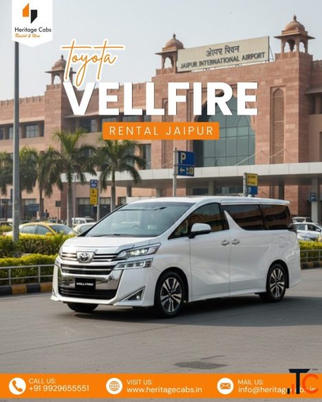 Toyota Vellfire Rental in Jaipur - Luxury Car with Chauffeur