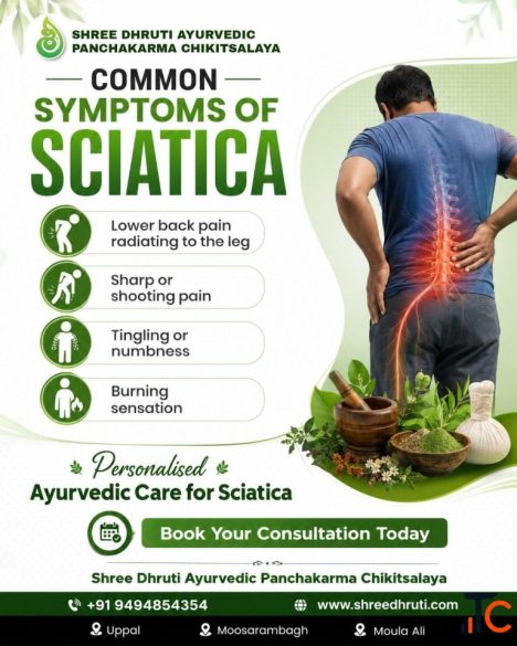 Sciatica Pain Relief Support with Ayurvedic Care