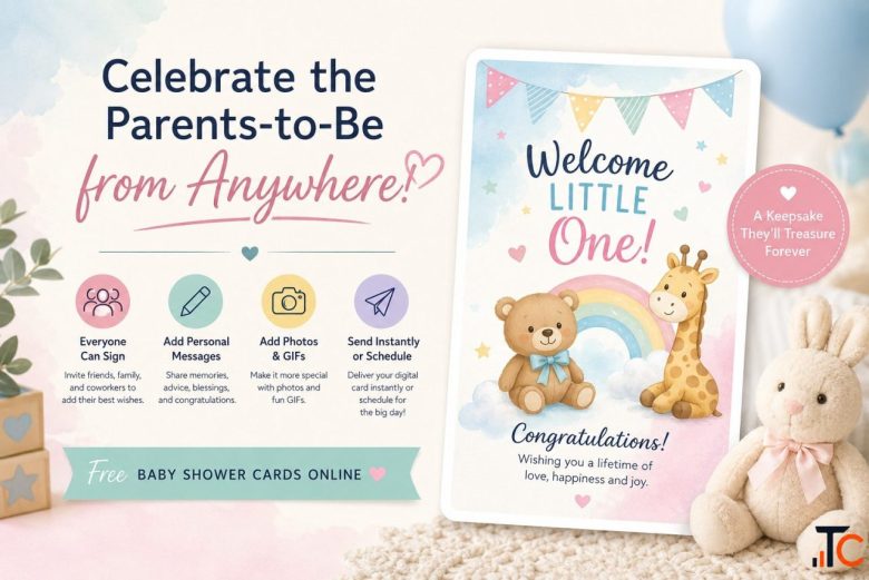 Celebrate Together with a Free Group Baby Shower Ecard