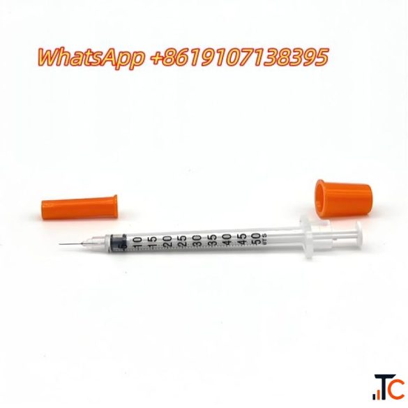 Medical Grade Insulin Syringe with Fixed Needle