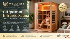 Full Spectrum Infrared Sauna for Your Home WellNest Home