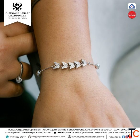 Silver Ladies Wristlet Silver Bangle Best Silver Showroom in Kanpur